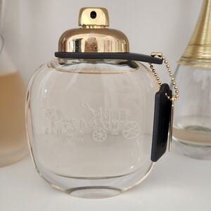 Gold and Clear Coach Bottle